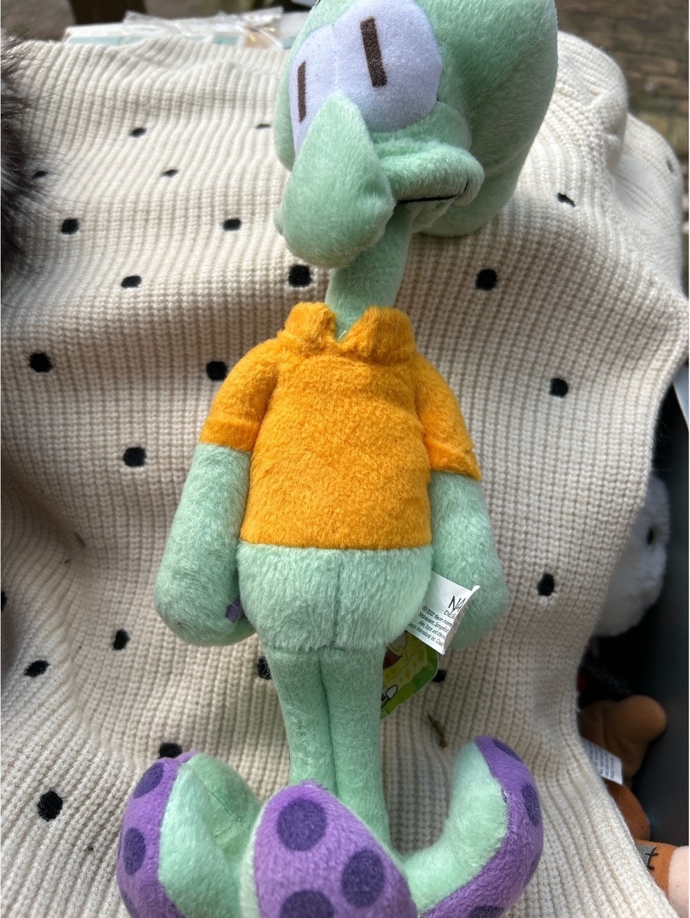 SpongeBob SquarePants Squidward Tentacles Plush Toy with Tags